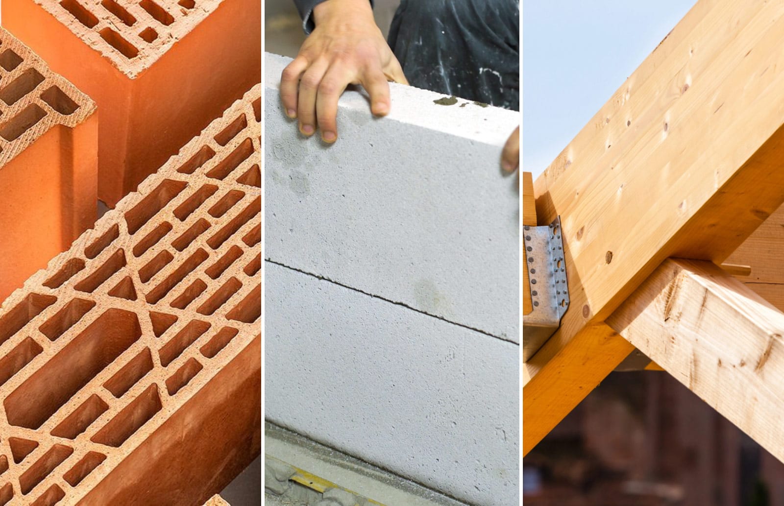 Tehla vs. pórobetón vs. drevo